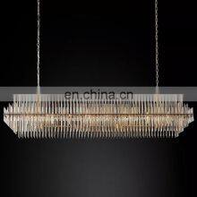 Emile New Retro Style Light Luxury Light Atmospheric Luxury Iron Pipe Crystal Chandelier thumbnail-4