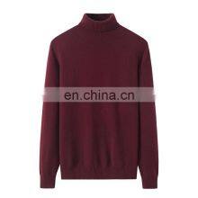 Manufacturer Custom 100% Cashmere Pullover Women Knitted Turtleneck Sweater Solid Pattern Casual Style Winter Season Front Logo thumbnail-1