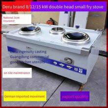 Commercial Electromagnetic Large Stir-frying Stove, Special Stove for Canteens, Double-head Single-tail Stir-frying Stove With 15kw thumbnail-2