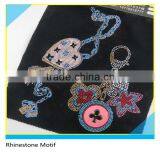 Hot Fix Applique Motif Customize Size Glass Crystal Cute Dog Design For Bags thumbnail-3