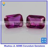 Hotsale octagon 3# ruby stone prices