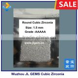 White Cubic Zirconia Machine Cut 1.5mm CZ Stone