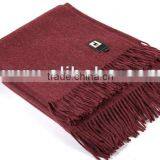 ALPACA WOOL BLANKET - DYED COLORS thumbnail-1