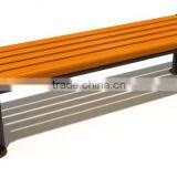 2016 New Wood With Frame Garden Park Leisure Bench, With Back and Armrest Chair