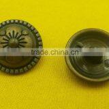 Zinc Alloy Metal Shank Button In Anti-brass Color -- MJ1398 thumbnail-4