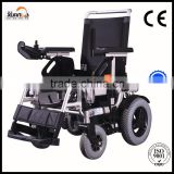 power wheelchair with double 350W motors outdoor trip for old man