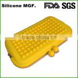 Shinerin Funky Dot Design Wallets Silicone Cosmetic Bag Various Colours (Purple) thumbnail-4