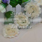 Chic Ladies Party Dress Flower/ Fashion Wedding Flower/ Chiffon Shabby Trim Flower thumbnail-5