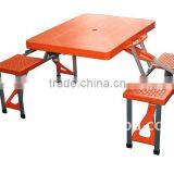 Outdoor Plastic Folding/Picnic Table thumbnail-1