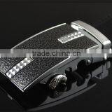 Men's Genuine Leather Belt With Auto Lock Buckle thumbnail-4