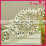 High Quality Sew On Dress Wholesales Crystal Applique WRA-790 thumbnail-4