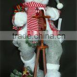 XM-SA019B 26 Inch Polar Bear Ridding Rocking Horse for Christmas Decoration
