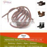 4mm 100% Cotton Round Marroon Shoelaces thumbnail-1