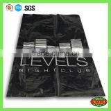 Shock Resistant PE Black Garbage Packing Bag , Rubbish Bag With Custom Logo
