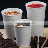 Wholesale Custom Logo Printed Disposable Single Wall pe Coated Starbucks Disposable Paper Cup With Lid and Sleeve