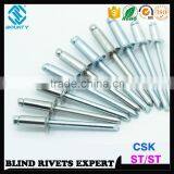 DIN7337 STEEL BODY STEEL MANDREL CSK HEAD STEEL STEEL RIVETS thumbnail-1