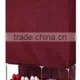 Bedroom Furniture Colorful Fabric Wardrobe thumbnail-3
