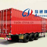 van/cargo box semi trailer with side and rear open