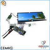 Reliable Bus Internal Ads Stretched Digital Signage LCD