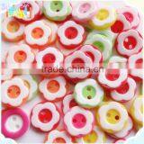 Diy Flower Plastic Resin Mixed Flower Decoration Buttons, Kids Handicraft Making