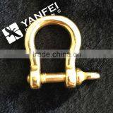 Solid Brass Bow Type Shackle