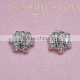 (M0328) 17mm Rhinestone Embellishment, Arch Shape, no Loop at Back, All Clear Crystals thumbnail-1