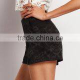 Garment Wholesale Jaquard Fabric Women Shorts thumbnail-3