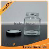 Honey Jar 200ml Square Glass Jar With Cap thumbnail-4