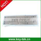 Industrial Metal Keyboard With Trackball thumbnail-3