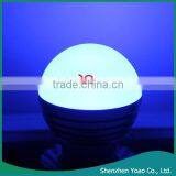 E27 3W RGB LED Light Bulb 85-265V thumbnail-3