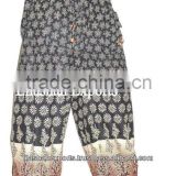 JP2577 Cotton Pockets Pants Harem Pants Alibaba Trousers Vintage Sari trouser Afgani Aladdin sanganeri printed harem jaipuri