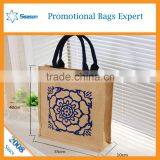 Wholesale Shopping Bag Jute Beach Bag Cheap Jute Bag thumbnail-2