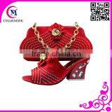 Handbag and Matching Shoes for the Party and Wedding African Shoes and Bag