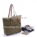 2014 Canvas Cheap Jute Folding Gift Cheap Shopping Bag thumbnail-1