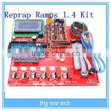 consumer electronics Reprap Ramps 1.4 kit +Mega 2560 +Heatbed mk2b + 12864 LCD Controller + DRV8825 + Mechanical Endstop+ Cables