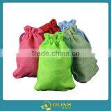 Linen Pouch in Solid Color, Designer Linen Pouch, Linen Jewelry Pouch thumbnail-1