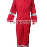 Reflective 100% cotton flame retardant clothing for industrial workwear with FR reflective