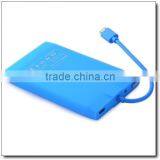 Built in Micro USB Cable Super Slim Automotive Battery Charger Cable Power Bank thumbnail-2