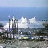 PVC Tensile Fabric Architecture Membrane Structure for Circus Tent and PVDF Commercial Tension Movable Canopy thumbnail-3