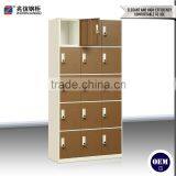 15 Door Stainless Steel Wardrobe Multi-door Clothes Cabinet Locker With 5 Layers thumbnail-2