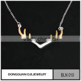 Artificial gold long chain imitation necklace/new model chain necklace