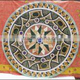 Marble Inlay Flooring , Marble Medallion , Stone Mosaic Medallion