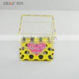 Hot Selling Custom Colored Acrylic Candy Box