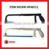 Factory Supply 12" Eletro Plated White or Plastic Sprayed Black Adjustable Hacksaw Frame thumbnail-1