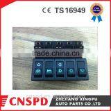 BUSE ROCKER SWITCH With Led Light 2 Outlet Pins With Lock