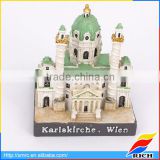 Polyresin karlskirche cathedral miniature souvenir building church