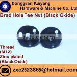 Brad Hole Tee Nut (for Furniture) With Black Oxide; M12 thumbnail-3