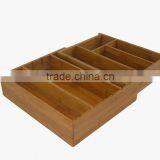 DT020/Bamboo Adjustable Drawer Organizer,Utensil-Cutlery Utility Drawer Organizer thumbnail-3
