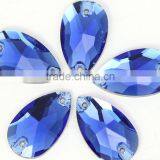 Fashion Teardrop Flat Back Two Holes Crystal Stone Design for Dresses thumbnail-4