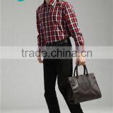 2015 Bladies New Bamboo Fiber Shirts For Men Plaid Shirts For Men thumbnail-1